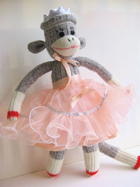 Sockmonkey Princess CUSTOMIZED FOR YOU