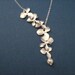 Wedding Jewelry Bridal Jewelry Silver Orchid Wedding Necklace Heather