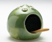 Soft Green Salt Cellar