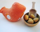 Chick-A-Dee Playset - Orange Edition - A Montessori and Waldorf Inspired Counting and Learning Toy