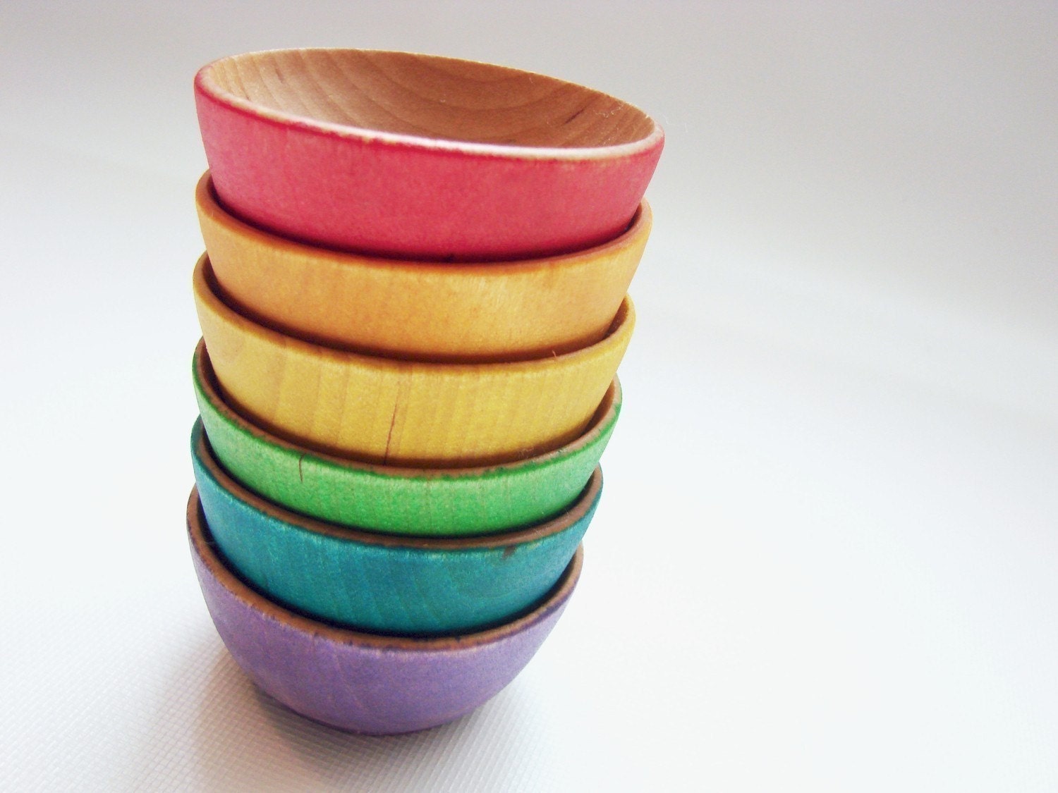 Color Sorting Rainbow Bowls - Montessori and Waldorf Inspired Matching and Sorting Materials