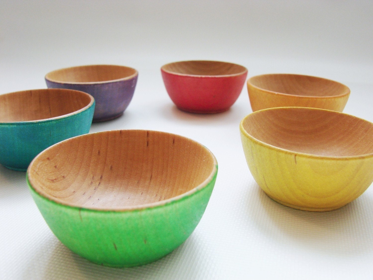Color Sorting Rainbow Bowls - Montessori and Waldorf Inspired Matching and Sorting Materials