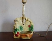 ceramic elf boy lamp and planter