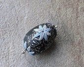 Winter's Night - focal art bead