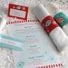 Table Setting for Christmas Holiday with Place Cards , Paper Tree , Menu - You type the text - printable PDF 0079