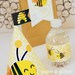 Bee Bumble Bee Printable Party Kit yellow black with invitations and decorations - Editable Text Printable PDF - 0133