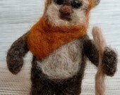 STAR WARS Ewok Felted Wool Character