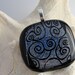 Fused Glass Pendant - Sophisticated Swirls
