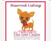 Reserved listing for Audra, Chevron in Green Collar XL/Leash/Bow Tie L.