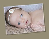 So Sweet - custom photo birth announcement