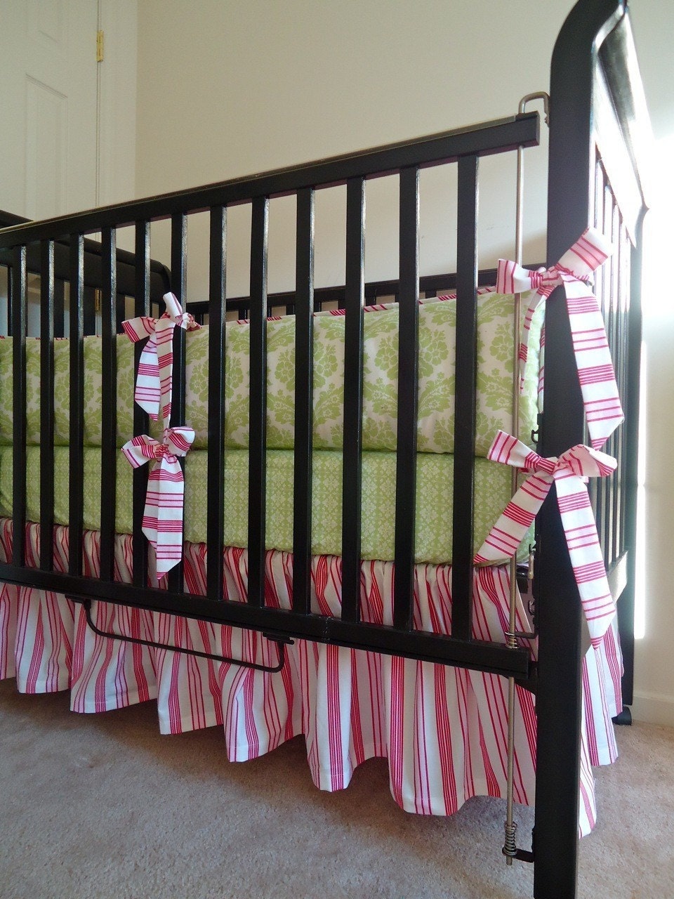 Custom Crib Skirt - Gathered Style