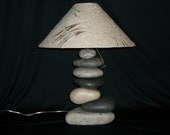 STONE LAMP....large balance rock lamp