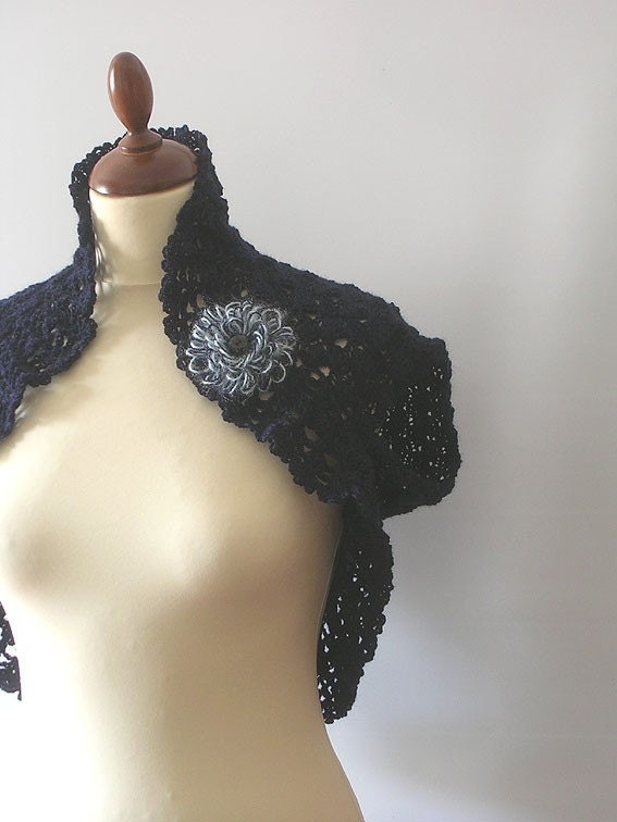 Blue Shrug Capelet