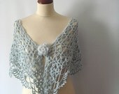 Sky Blue Lace Shawl