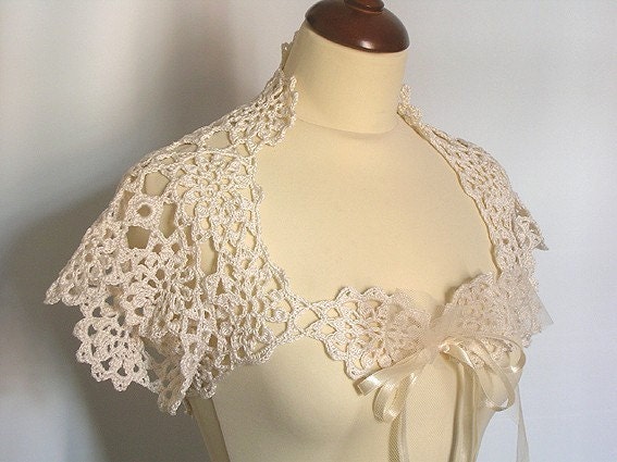 Off White Bridal Shrug