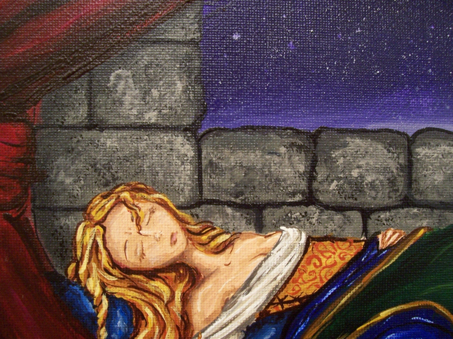 Sleeping Beauty Original Painting