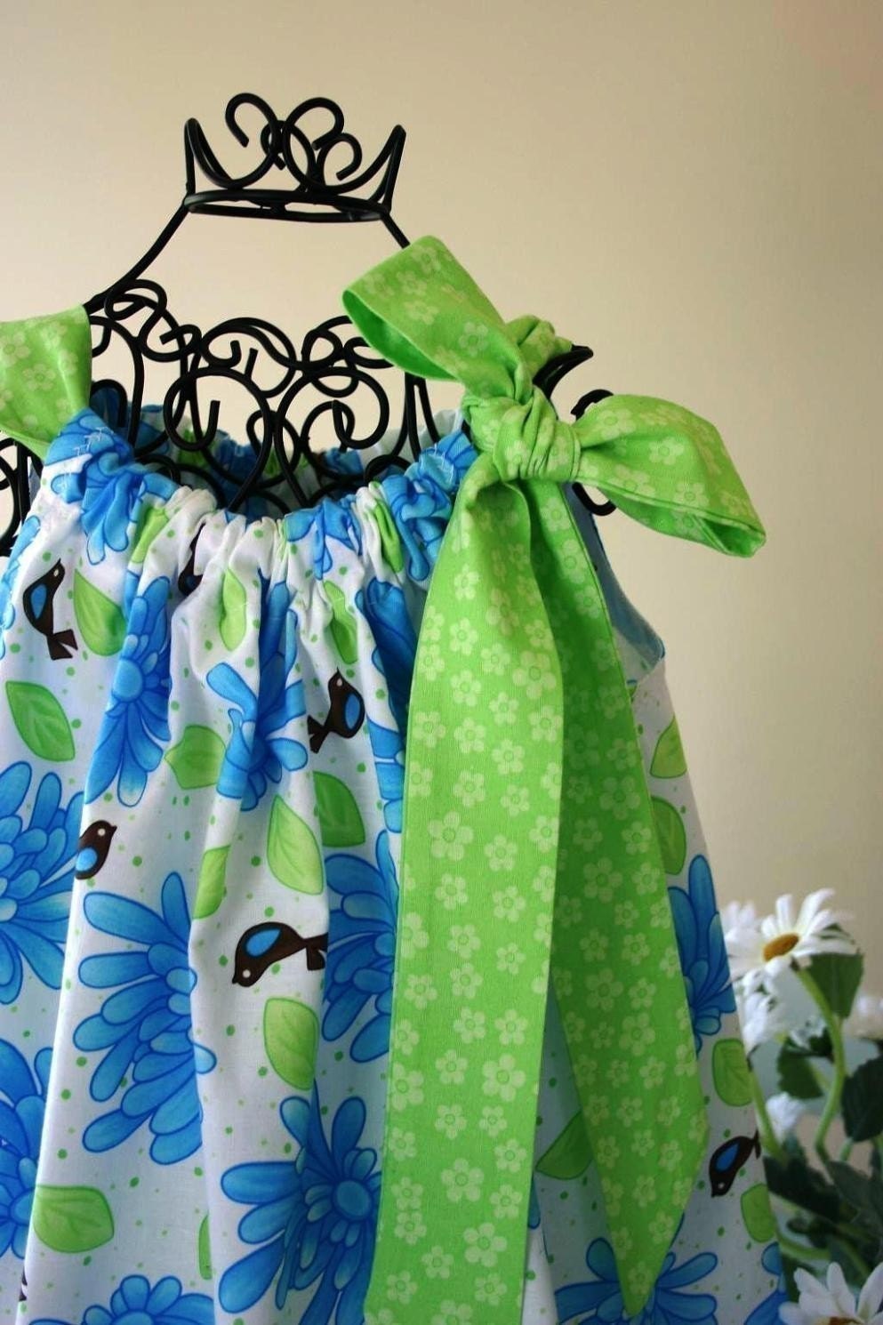 Sew Easy Pillowcase Dress Pattern - Size 6 mos baby -14 child - PDF Sewing Pattern - INSTANT DOWNLOAD