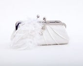 Sofia Bridal Clutch - monogrammed