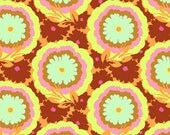 Amy Butler Fabric, Buttercups in Honeydew, Soul Blossoms Collection, 1 yard