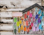 Lobster Shack in Maine - "A colorful Existence"-  Fine Art Print 8 x 10