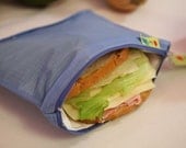 ZIp Insulated Sandwich bag ReUsable Eco friendly pIck your color