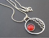 Sunset Silver Necklace