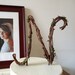 Rustic Wedding Cake Topper 6" Script Initial - Any Letter