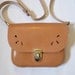 Girl's Satchel Natural Leather FREE UK SHIPPING