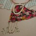 Girl with Red Balloon Original Mixed Media Illustration