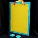 Magnet Board Firefly Fabric (11" x 16")  Wall Hanging Organizer or Memory Board - Waverly Firefly