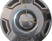 Clock: Ford Hubcap Clock with numbering available upon request  (h hub cap)