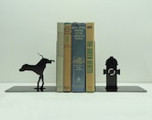 Fire Hydrant Metal Art Bookends - Free USA Shipping