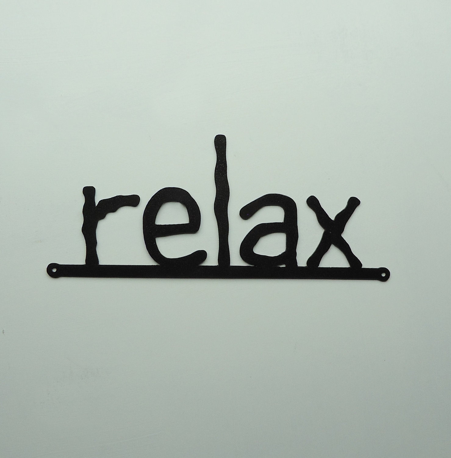 Relax Metal Art Sign - Free USA Shipping