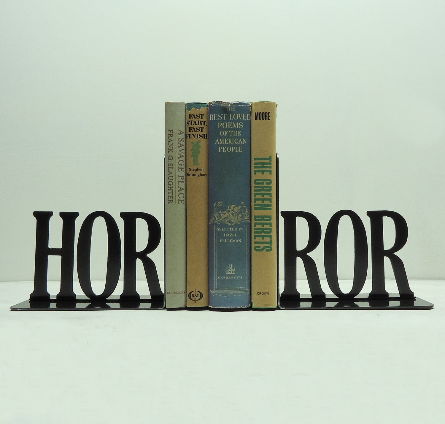 Horror Metal Art Bookends - Free USA Shipping