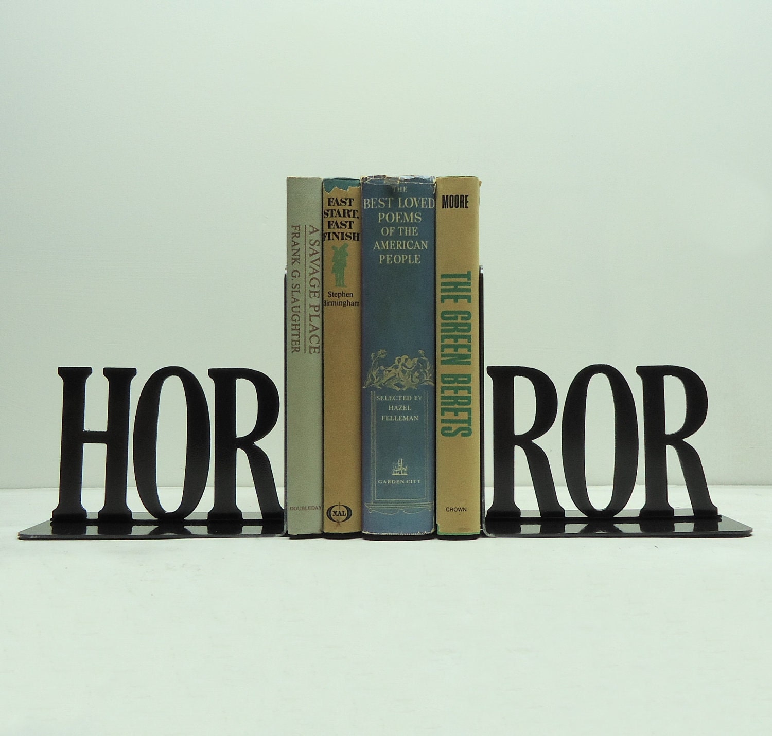 Horror Metal Art Bookends - Free USA Shipping