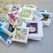 20 map & travel themed gift tags made with original vintage and recycled materials