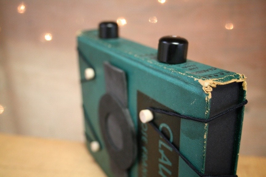 RESERVED for Nikongoddess - Claudia Hardback Book Pinhole Camera