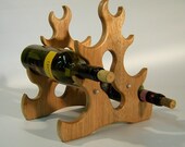 mahogany wine rack