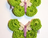 READY TO SHIP - Butterfly Hair Clip Set - (As Pictured)