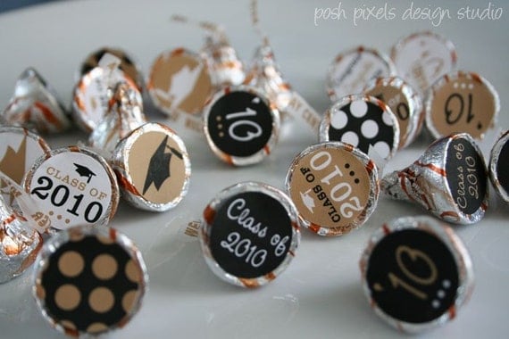 GRAD - Printable Candy Stickers - Gold and Black - Class of 2012 - DIY Mod Graduation Collection - by Make Life Cute Il_570xn