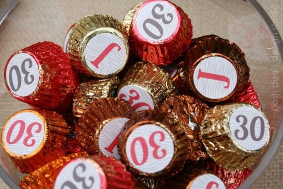CANDY STICKERS - Printable Birthday Candy Stickers - Red and White - Kiss Stickers - DIY Rustic Birthday Collection - by Make Life Cute Il_570xn
