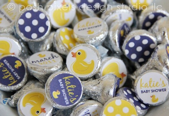 RUBBER DUCKY - Printable Candy Stickers - Baby Shower - DIY Rubber Duck Collection - by Make Life Cute Il_570xn