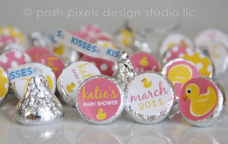RUBBER DUCKY - Printable Candy Stickers - Baby Shower - DIY Rubber Duck Collection - by Make Life Cute Il_570xn