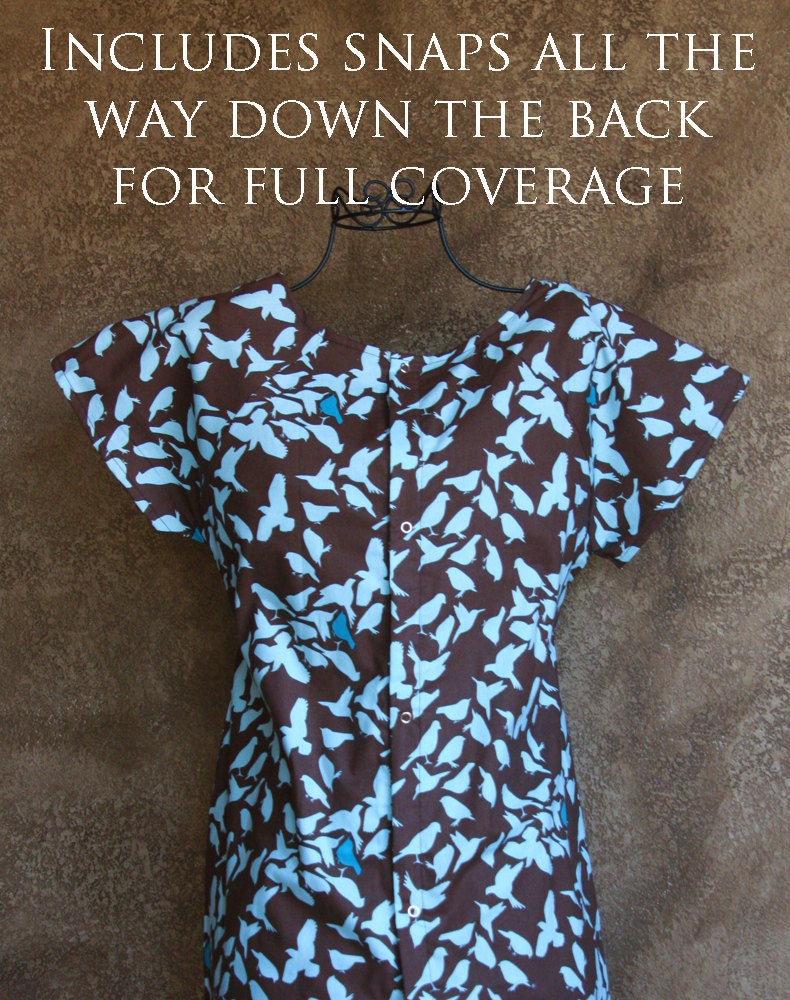 Maternity Hospital Gown in Elle - Labor and Delivery - Ready to Ship