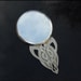Handmade Hand Mirror Sterling Silver Celtic Knotwork
