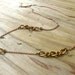 vintage gold mixed chain necklace