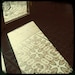 cuban tile floor in the shadow and light 5x5 fine art print
