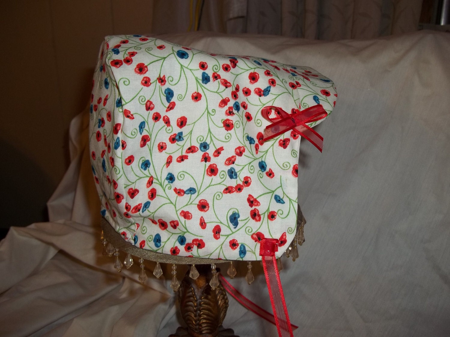 Hand Made Baby Bonnet size 3-6 months