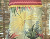 South of the Border Retro Tropical A-line skirt, in true vintage barkcloth