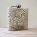 6 oz Stainless Steel - The Wanderlust Flask (TM) - Rome
